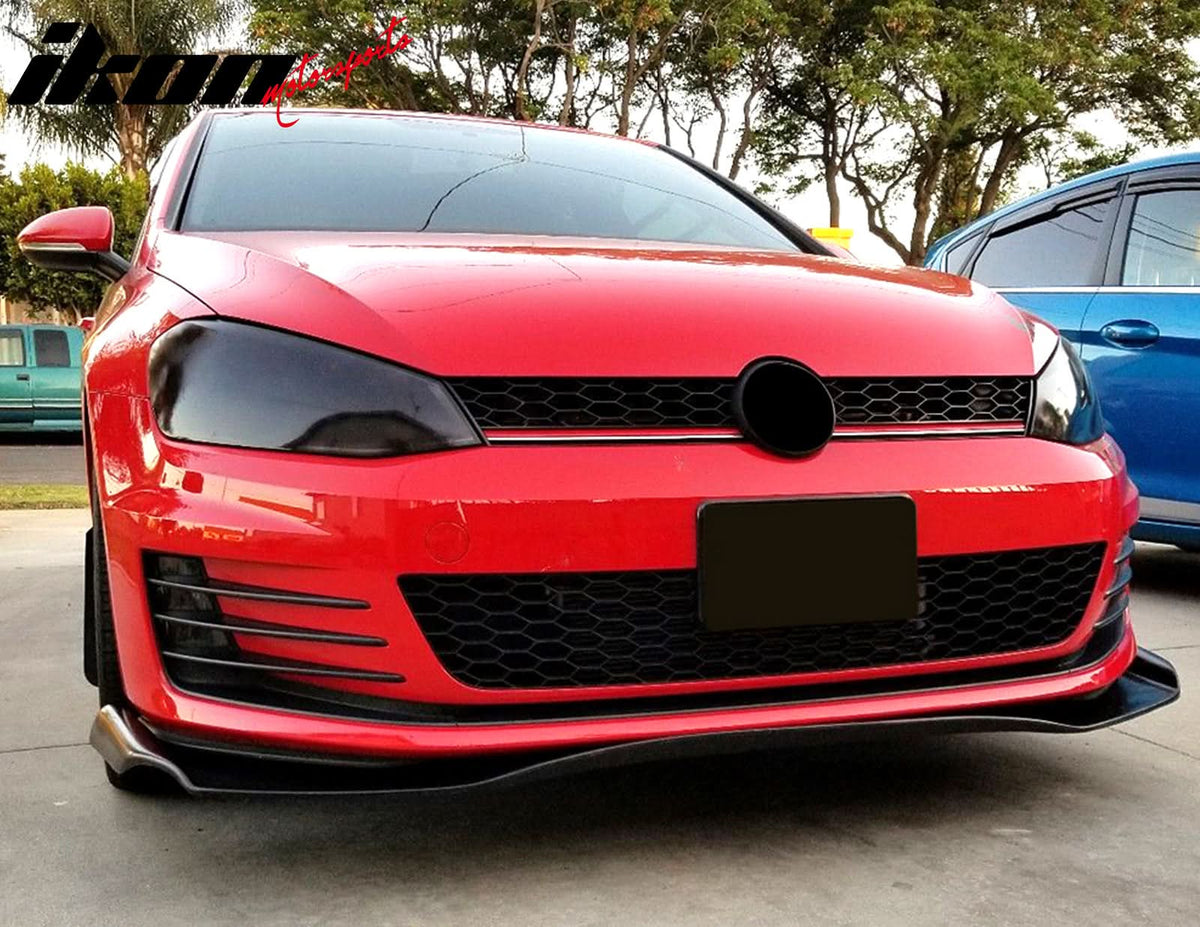 2015-2017 Volkswagen Golf GTI MK7 RB Style Front Bumper Lip Spoiler PU