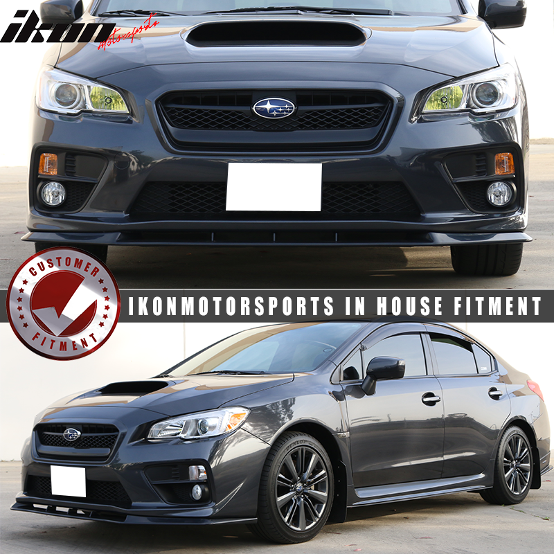 2015-2017 Subaru WRX STI MP MPX Painted Front Bumper Lip ABS