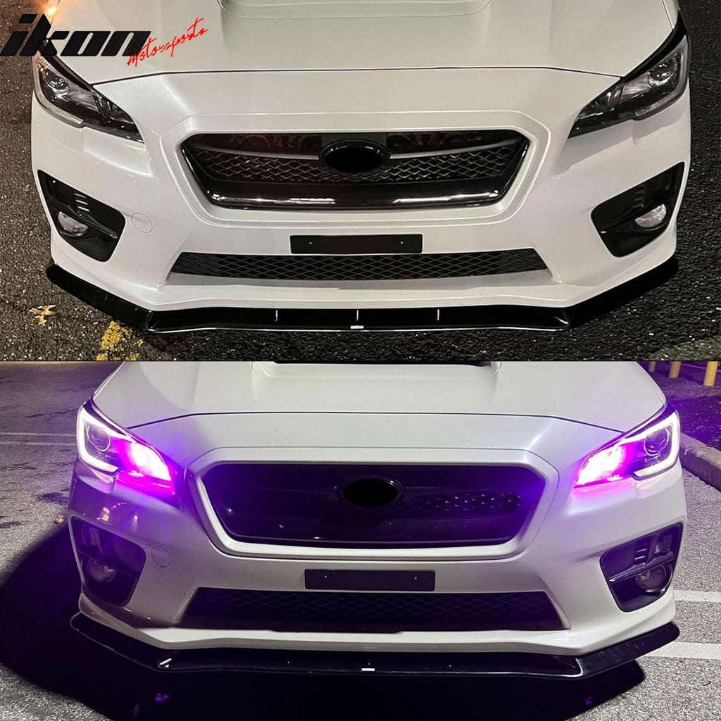 2015-2017 Subaru WRX STI MP MPX Painted Front Bumper Lip ABS
