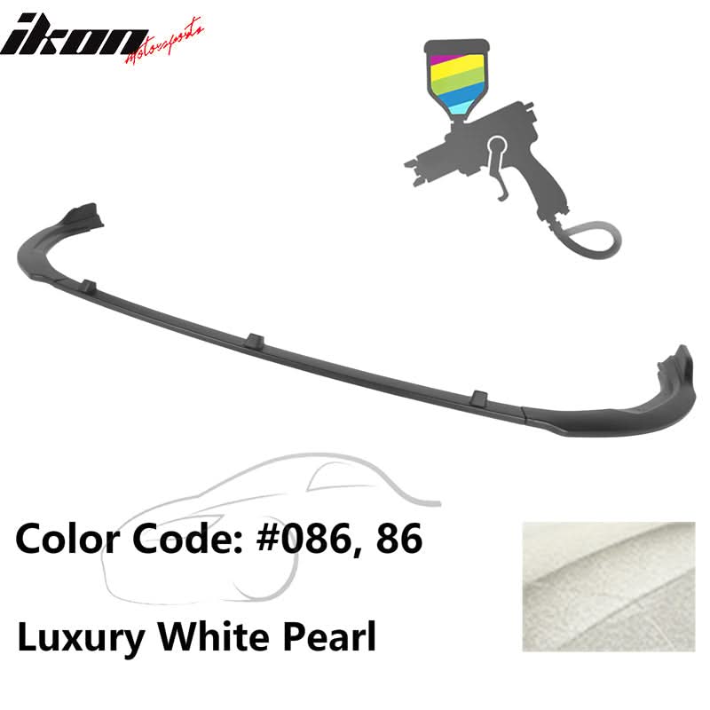 2018-2020 Toyota Camry LE Style Front Bumper Lip PP 4Dr
