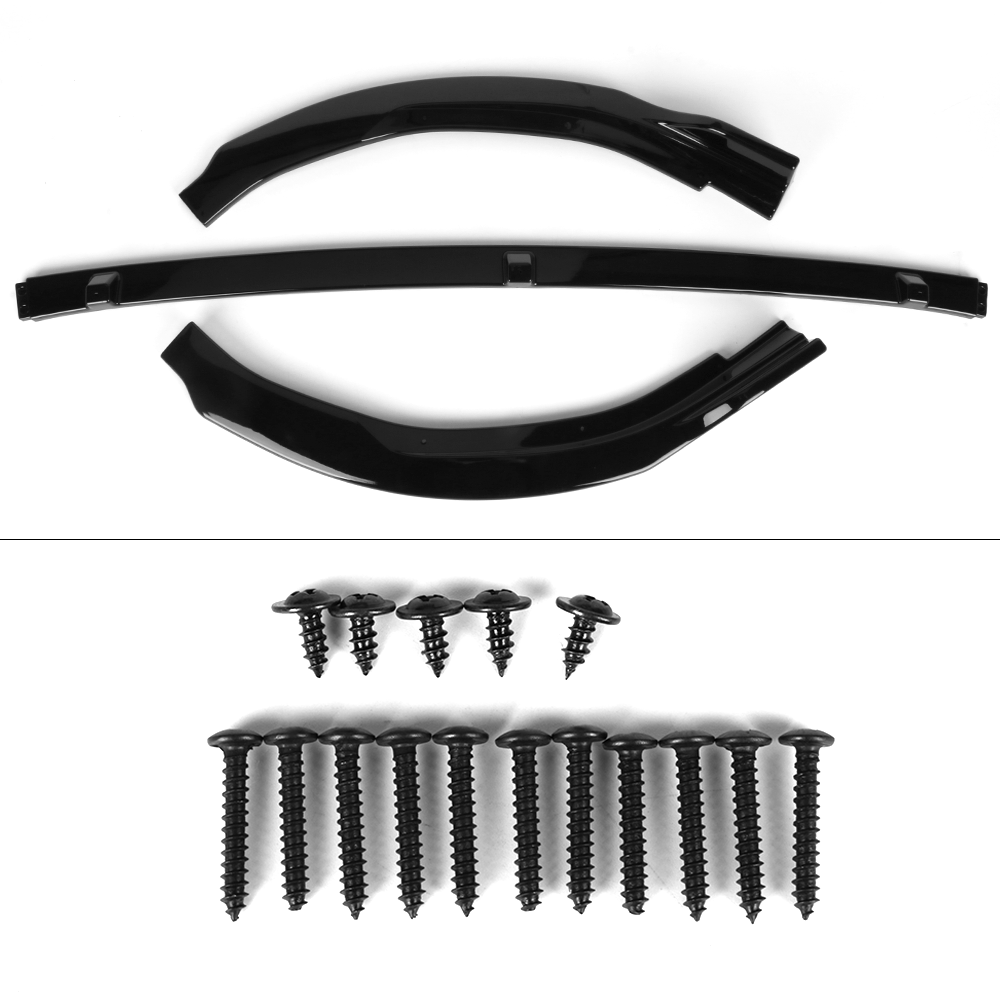 2018-2020 Toyota Camry LE Style Front Bumper Lip PP 4Dr