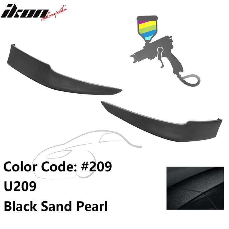 2009-2010 Toyota Corolla OE Style Painted PP Front Bumper Lip Splitter