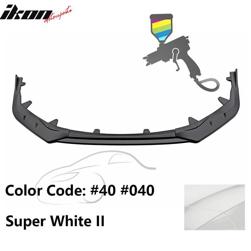 2020-2022 Toyota Corolla SE XSE 4Dr IKON Style Front Bumper Lip PP 3PC