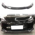 2017-2023 Tesla Model 3 Track Pack Gloss Black Front Lip Carbon Fiber