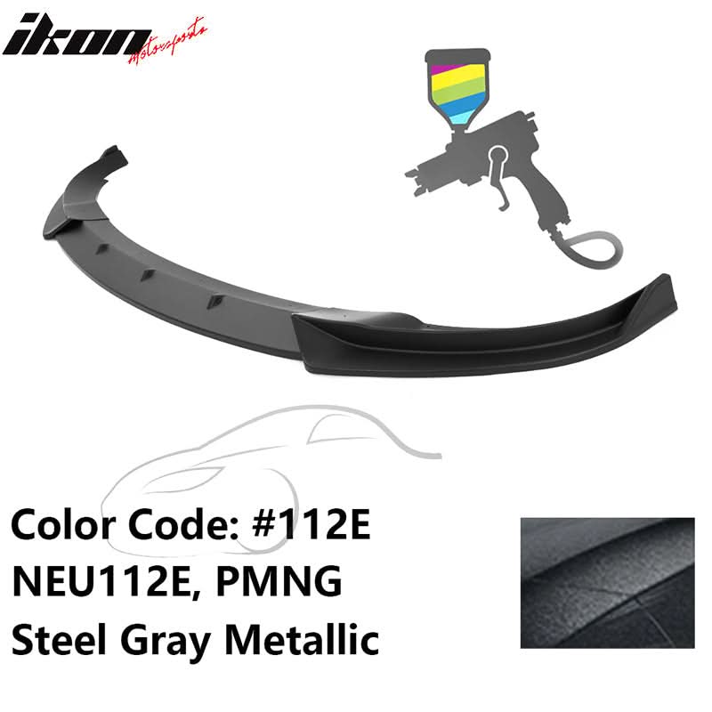 2020-2023 Tesla Y IKON Style Front Bumper Lip PP 3PC
