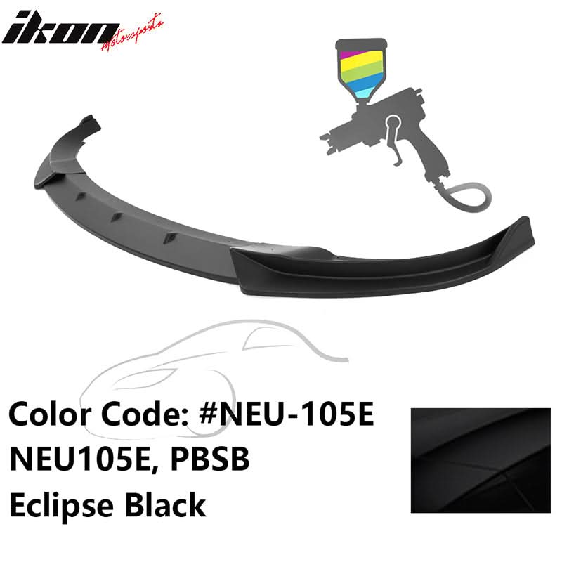 2020-2023 Tesla Y IKON Style Front Bumper Lip PP 3PC