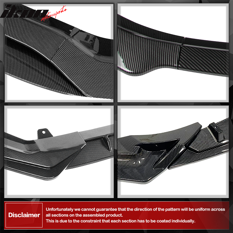2011-2021 Volkswagen Jetta Front Bumper Spoiler PP 3PC