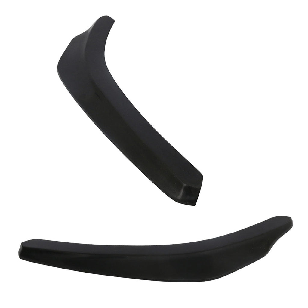 Universal 24x4" IKON Style Add On Front Bumper Lip Splitter PP 2PCS