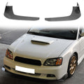 Universal Type 3 Front Bumper Lip Splitter Winglet Carbon Fiber