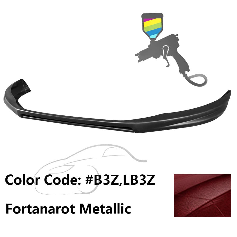 2009-2012 Volkswagen CC 4Dr Sedan Painted Front Bumper Lip Spoiler PP