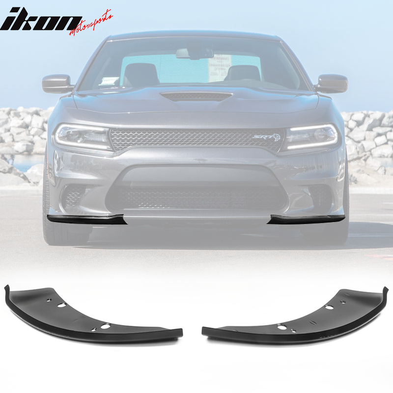2015-2023 Dodge Charger Scat Pack Front Bumper Lip Splitter ABS