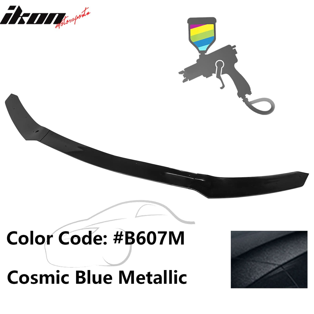 2017-2021 Honda Civic Hatchback HFP Style Front Bumper Lip PP 3PCS