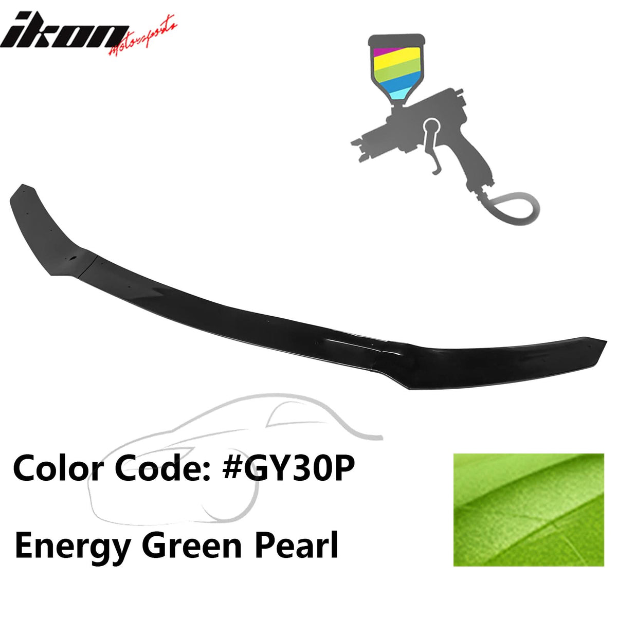 2017-2021 Honda Civic Hatchback HFP Style Front Bumper Lip PP 3PCS
