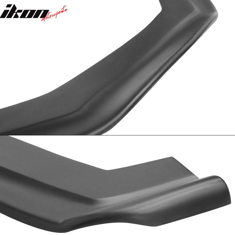 Universal RB Style Front Bumper Lip w/ Carbon Fiber Strut Rods PP