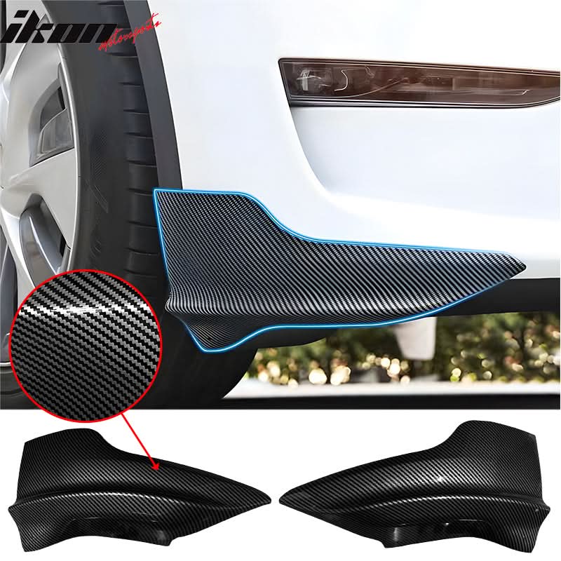 2020-2024 Tesla Model Y Front Bumper Spoiler Splitters PP