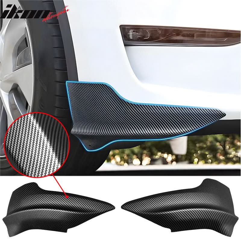 2020-2024 Tesla Model Y Front Bumper Spoiler Splitters PP