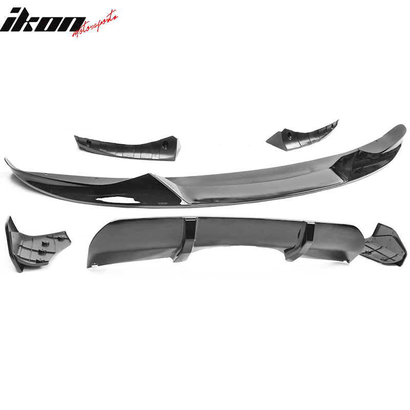 2014-2018 BMW F15 M Sport Front Bumper Lip Rear Diffuser