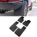 2021-2025 Ford Bronco Black 4PCS Front Rear Mud Flaps Splash Guards
