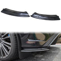 2016-2018 Ford Focus RS Unpainted Black Rear Bumper Lip Aprons PU