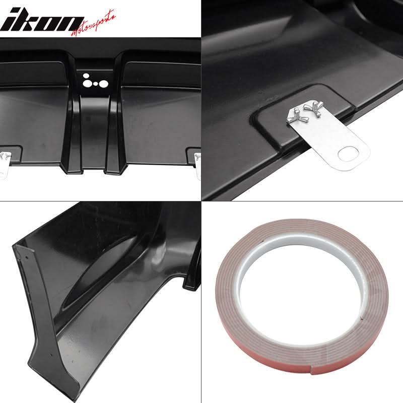 2013-2015 Honda Civic RR Rear Bumper Lip ABS LED 3rd Brake Lamp Light