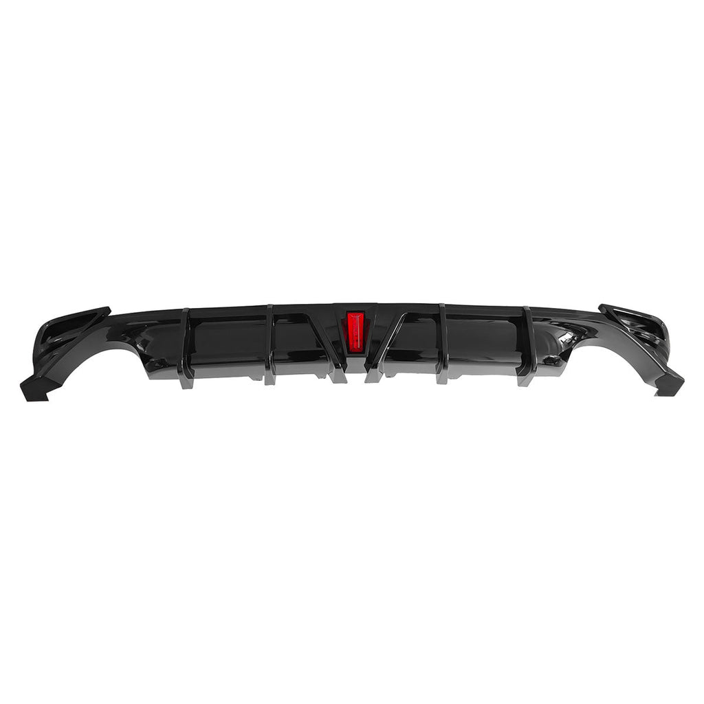 2018-2024 Toyota Camry LE XLE Gloss Black Rear Bumper Diffuser Lip PP