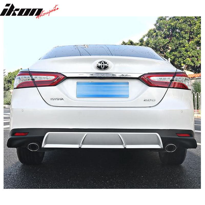 2018-2024 Toyota Camry XLE LE V2 Style Rear Bumper Lip Diffuser PP