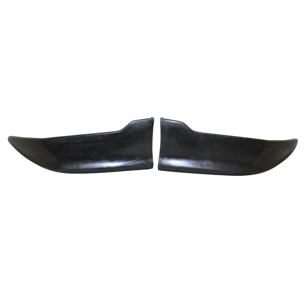 2014-2019 Toyota Corolla Rear Bumper Lip Aprons Unpainted Black PU