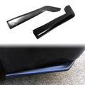Universal 17" x 7" DT Style Rear Lip Side Corner Aprons Canard Caps