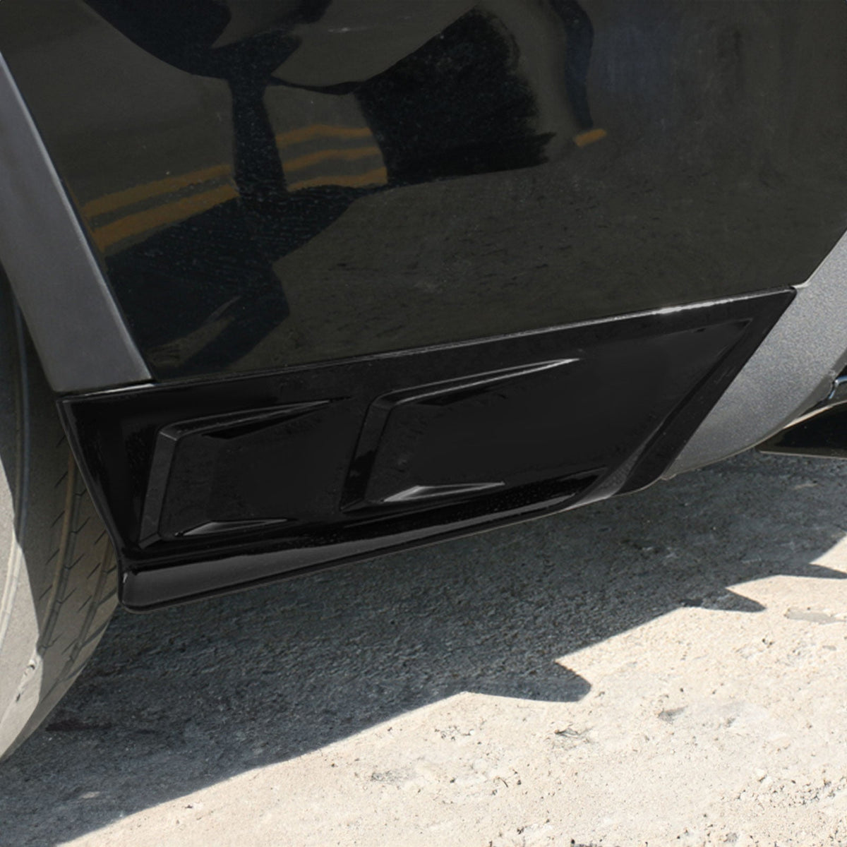 2020-2024 Tesla Model Y All Models Rear Splitter Aprons PP