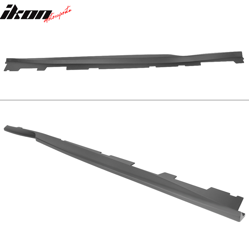 2016-2024 Chevy Camaro A Style Matte Black Side Skirts ABS