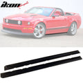 Universal Side Skirts 75" x 5" CDC Style Unpainted BlackÂ Rocker Panel