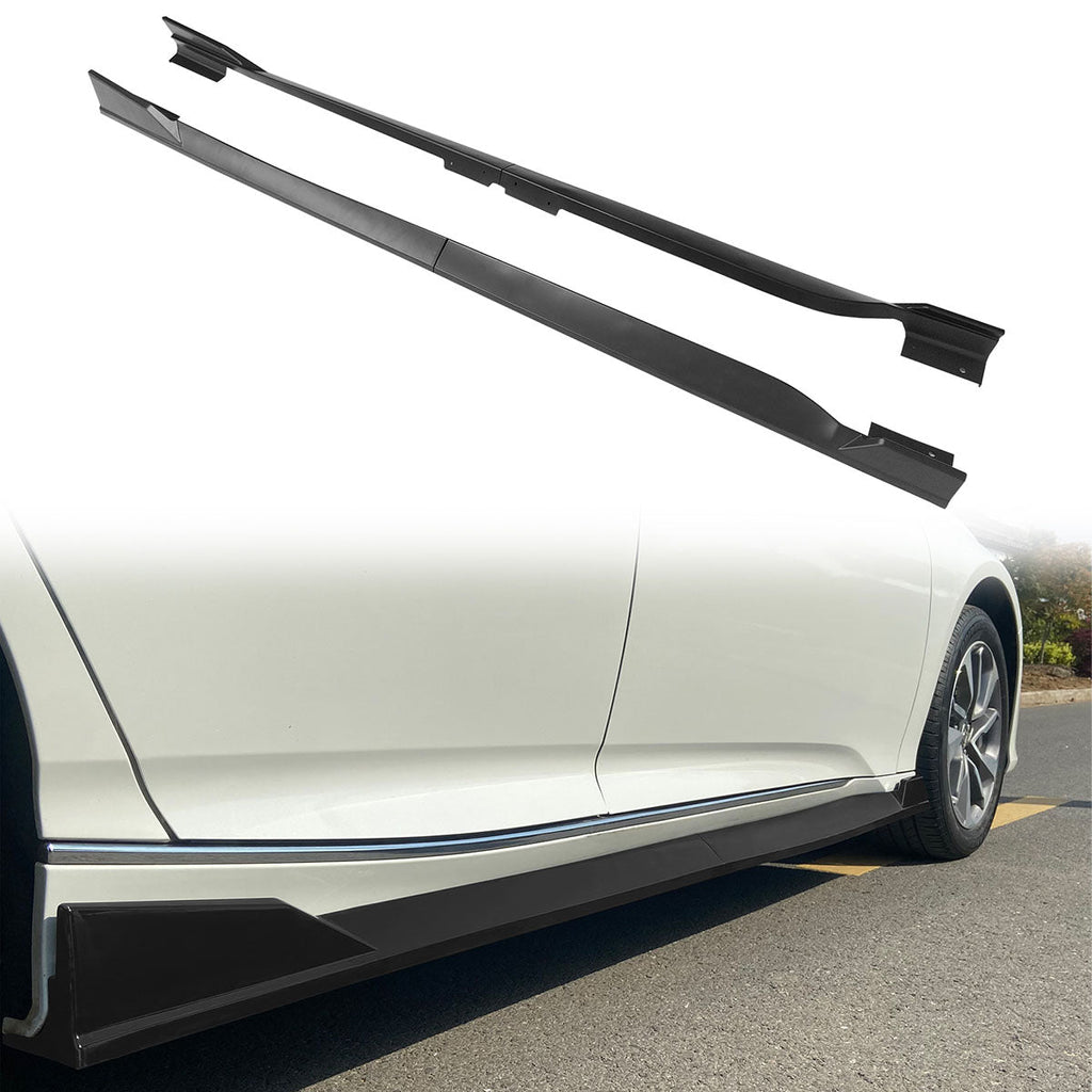 2018-2022 Honda Accord 4PC Side Skirts Extension Rocker PP