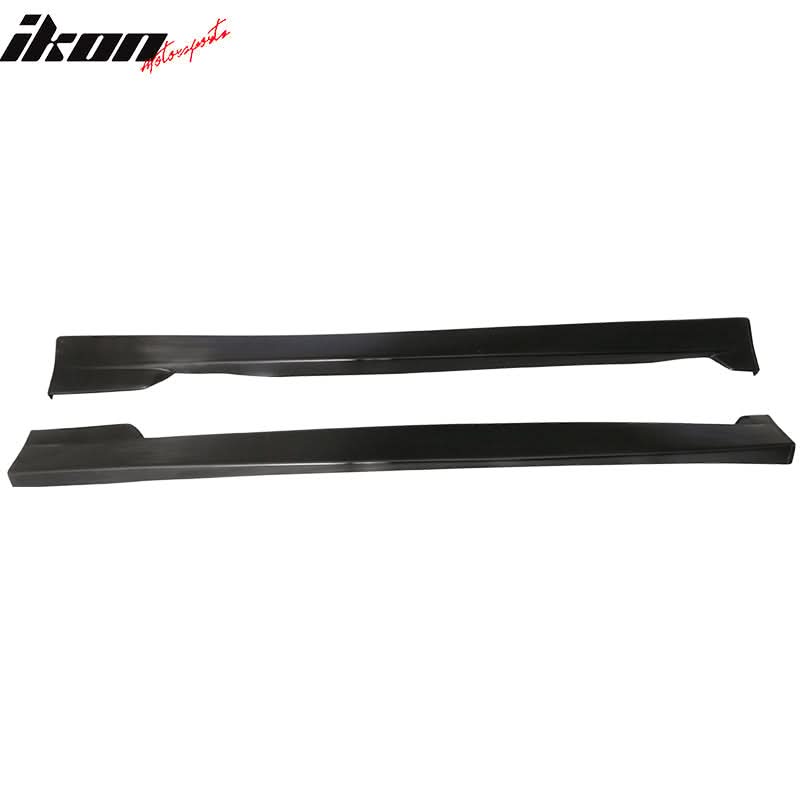1996-2000 Honda Civic Coupe CS Style Unpainted Black Side Skirts PU