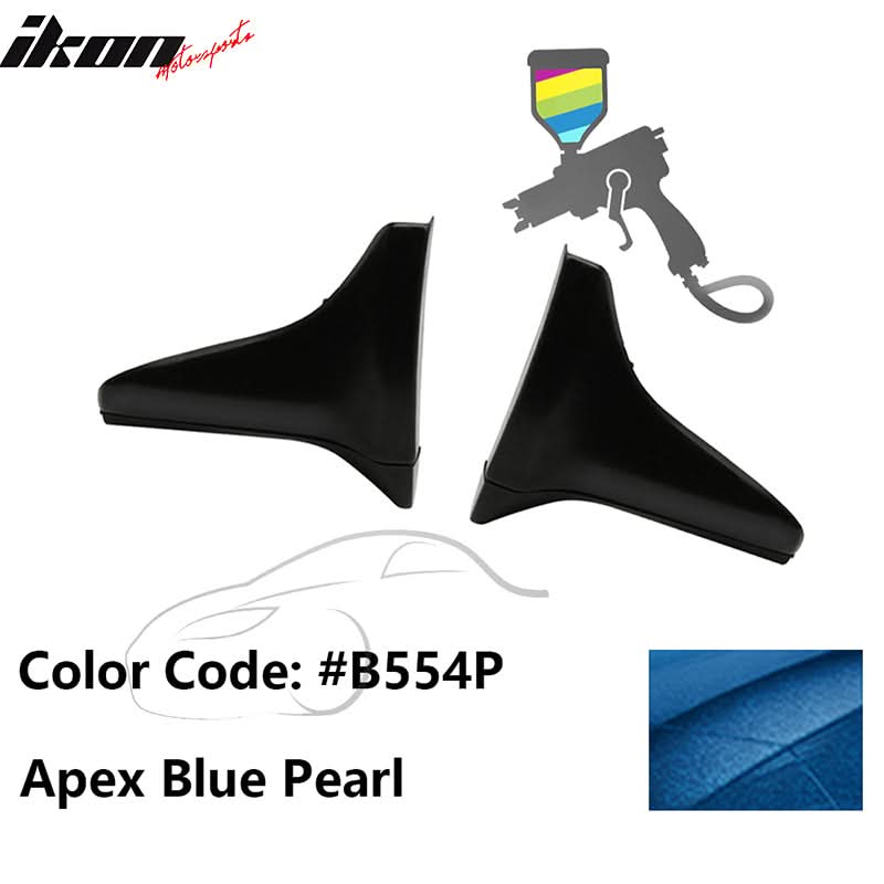 Fits 00-09 Honda S2000 OE Style PU Side Skirt Guard Strakes Cap 4pc
