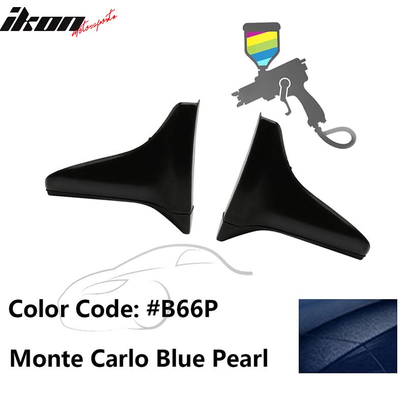 Fits 00-09 Honda S2000 OE Style PU Side Skirt Guard Strakes Cap 4pc