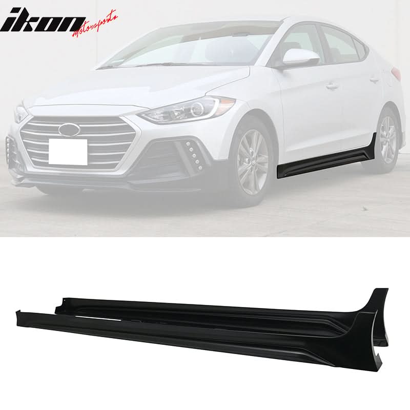 2017-2020 Hyundai Elantra AD CN7 IKON Style Side Extension Skirts PP