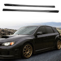 2008-2014 Subaru Impreza WRX STI CS Style Side Skirt Rocker Panel PU