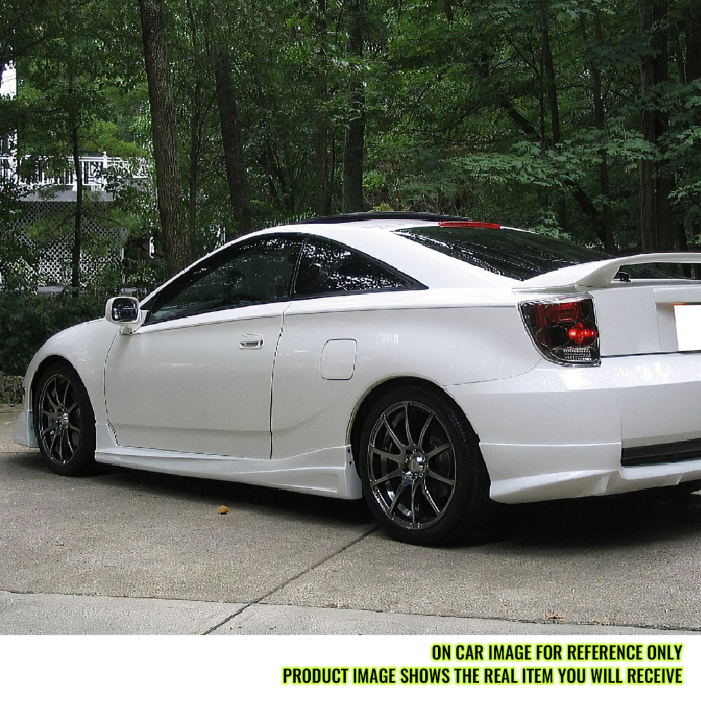 2000-2005 Toyota Celica VIP Style Unpainted Black Side Skirts PU