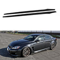 Universal 79.5" Carbon Fiber Add On Flat Bottom Side Skirt Extension