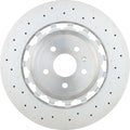 Brembo OE Brembo 15-18 Porsche Macan Front Grooved UV Coated Rotor 09.D174.53