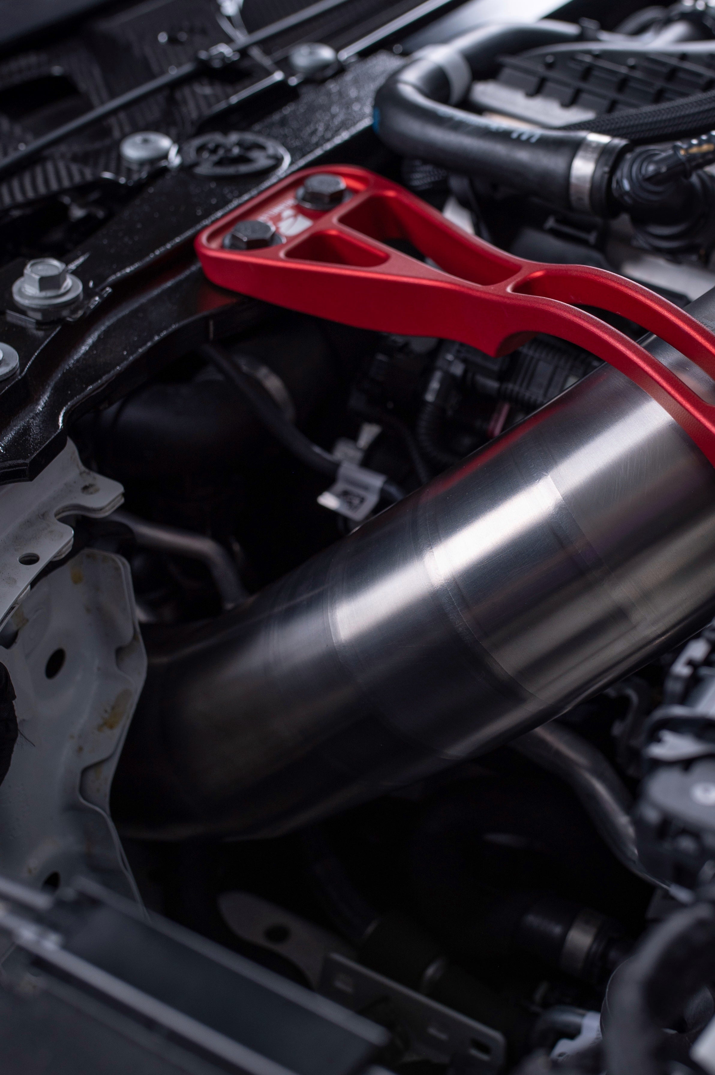 RENNELEMENT G90/G99 M5 3.5” Titanium Front Mount Intake System