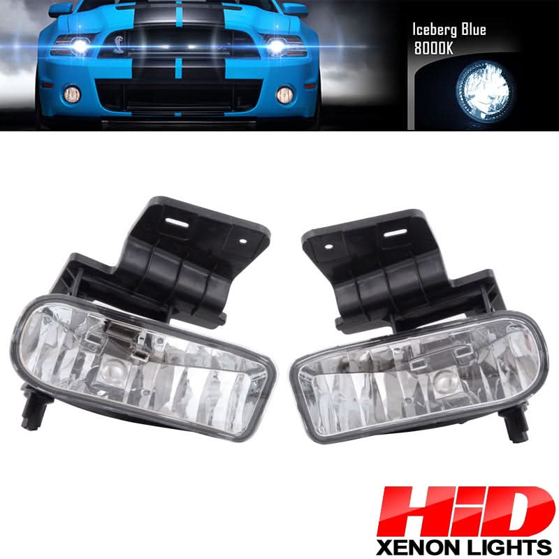 Fits 99-02 Chevyado Clear Lens Fog Light 00-06 Suburban Tahoe+Hid