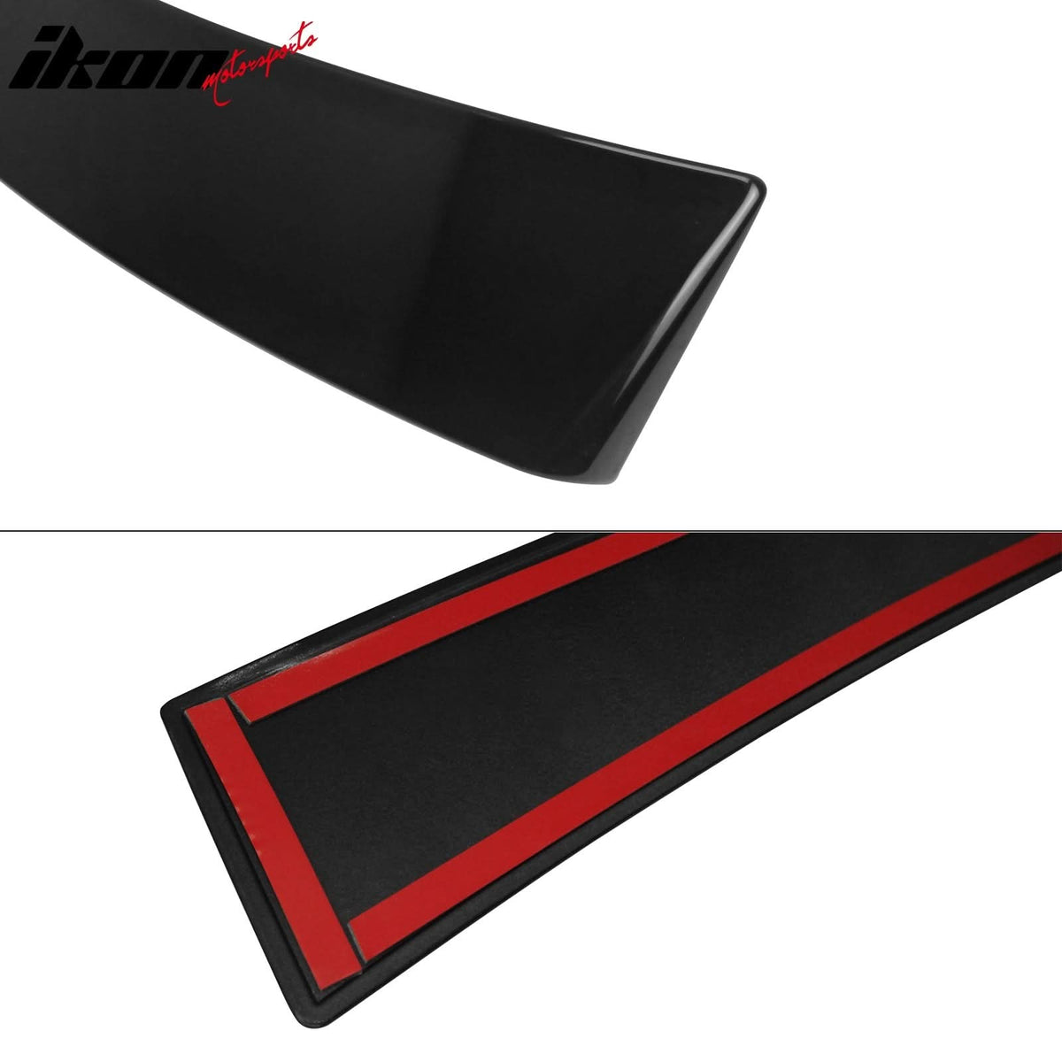 2008-2014 Benz W204 #040 Black AMG Style Trunk & OE Roof Spoiler ABS