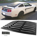 Fits 10-14 Ford Mustang Rear Window Louver Matte + Trunk Spoiler