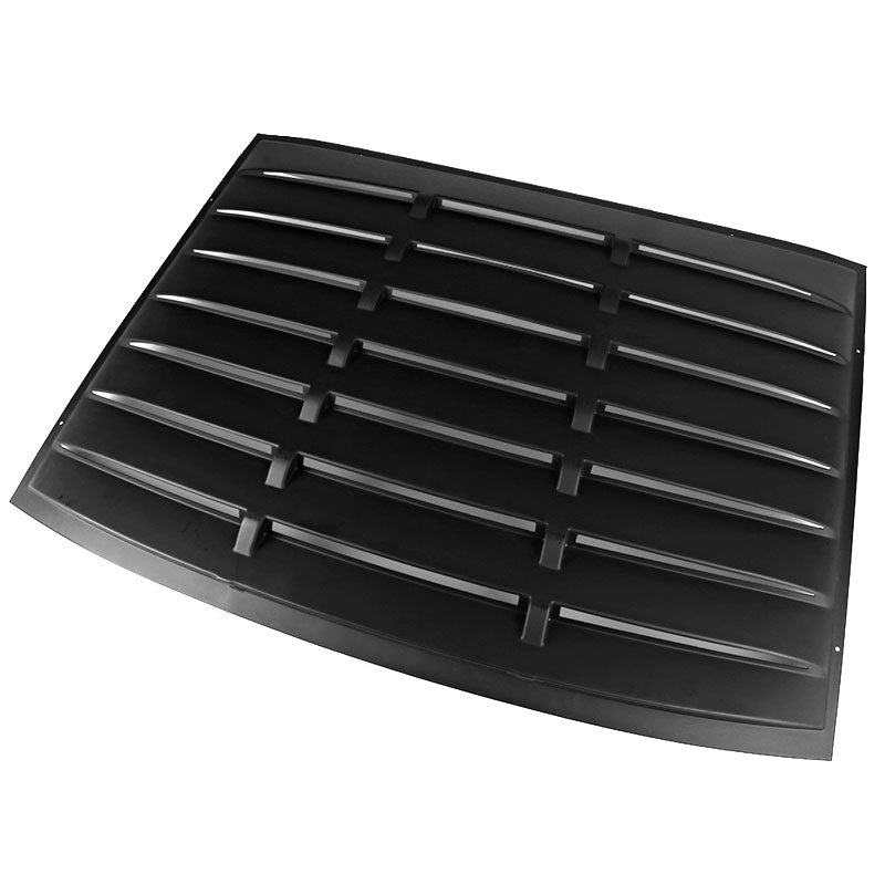 Fits 10-14 Ford Mustang Rear Window Louver Matte + Trunk Spoiler