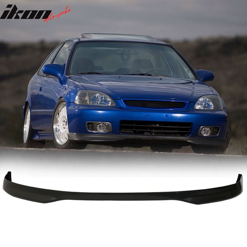 Fits 96-98 Civic 3Dr TR Front Bumper Lip + Rear Lip Valance Spats 2PC