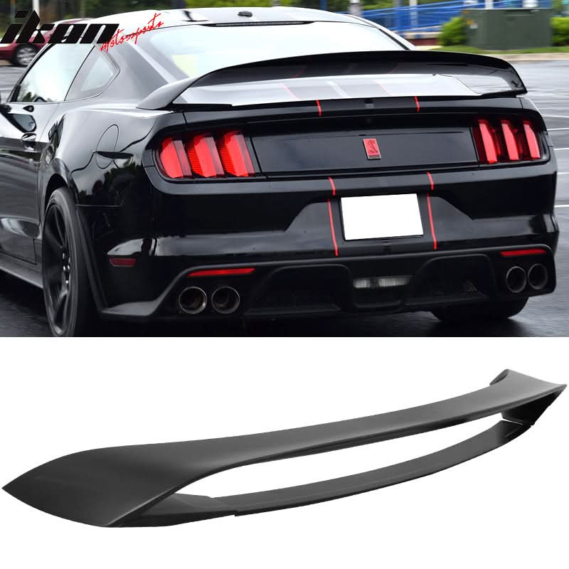 2015-2017 Ford Mustang Front Bumper Rear Diffuser & Dual Trunk Spoiler