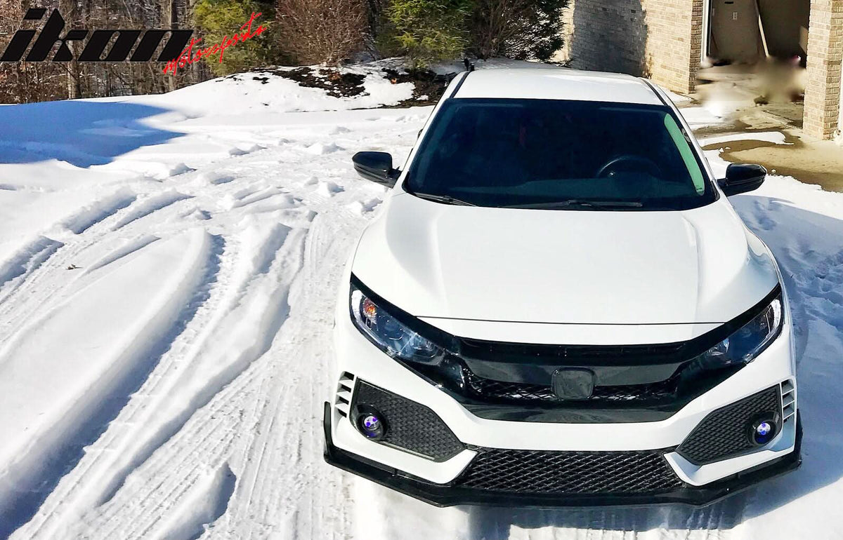 2016-2021 Honda Civic 10th-Gen Type-R Style Front Bumper Conversion
