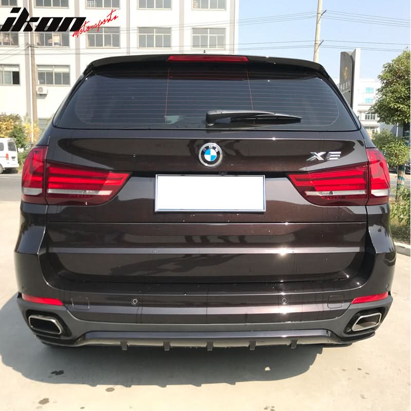 2014-2017 BMW F15 X5 Base MP Style Rear Kits + Muffler Tips S/S Chrome