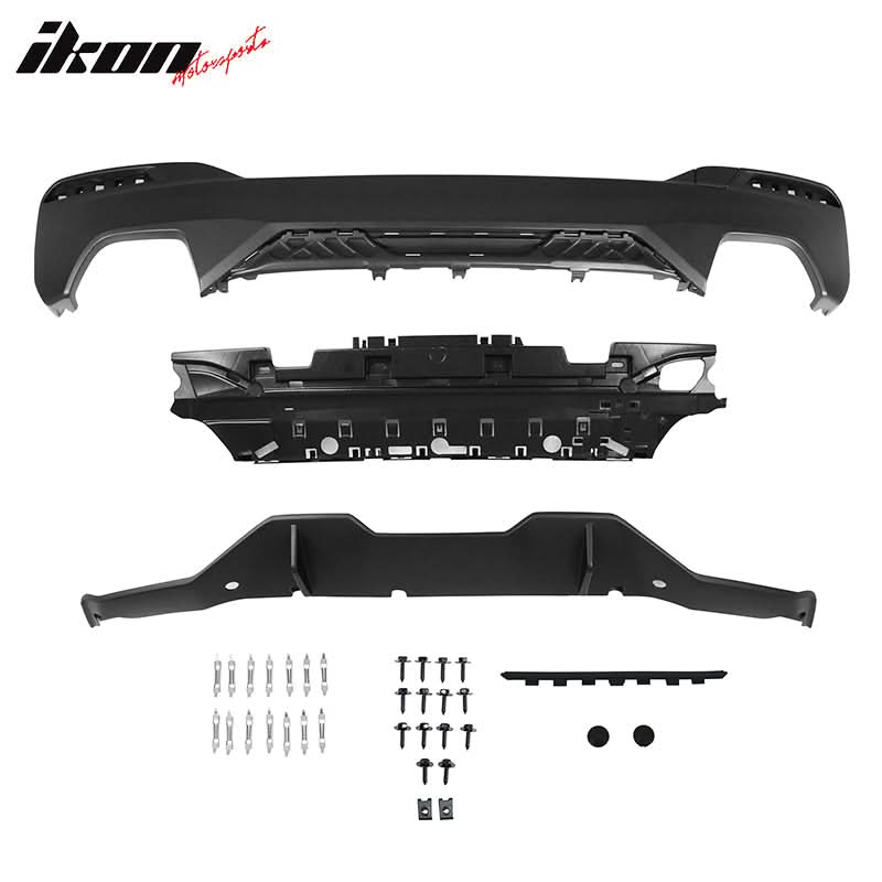 2017-2020 BMW G30 MP Style Front Lip & Side Sill & Type2 Diffuser